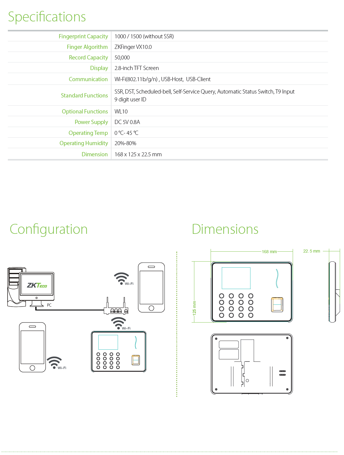 Fingerprint time attendance systems